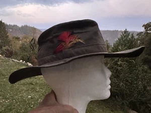 Keswick Hat Company Virginia Outdoor Hat Medium Waxed Cotton Canvas USA Vintage - Picture 1 of 19