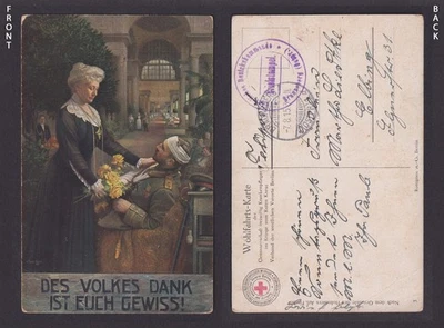 GERMANY 1915, Postcard from Braunsberg (Braniewo Poland), Fieldpost WWI - Image 1 of 3