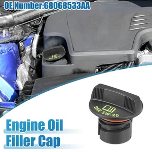 Tappo riempimento olio motore auto n.68068533AA per Chrysler 300 3.6L 2011-2012 nero - Foto 1 di 7