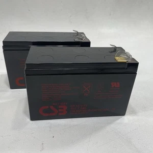 *2-Pack* CSB GP 1272 F2 12V 7.2Ah Battery UPS APC SLA Battery Backup Replacement - Picture 1 of 4