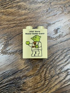 Lego Store Master Builder EvenSTAR WARS YODA 2010 Exclusive Promotional Brick - Imagen 1 de 6