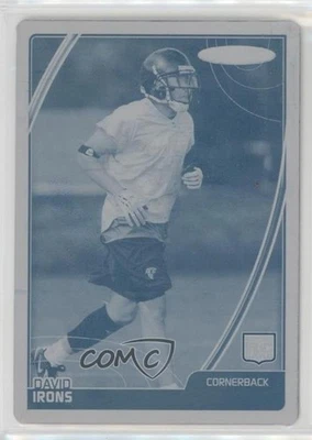 2007 Topps Total Printing Plate Cyan 1/1 David Irons #539 Rookie RC 1h1 - Image 1 of 3