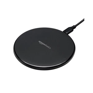 Amazon Basics 15W Qi Wireless Charging Pad for iPhone Samsung USB Black - Picture 1 of 8