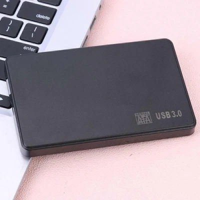 SATA USB 3.0 Mobile Hard Drive Disk Case Laptop 2.5" SSD HDD External Enclosure - Image 1 of 4