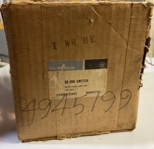 NOS Westinghouse 504c123g03 De-ion Switch, circuit breaker, 100A, With Auxiliary - Picture 1 of 5
