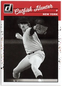2023 Donruss Baseball #275 Catfish Hunter Retro Parallel - New York Yankees - Picture 1 of 2