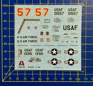 ITALERI 802 - F-5A - 1/48 DECALS - Foto 1 di 1