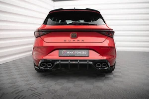 Attacco posteriore flaps diffusore V.2 per Cupra Leon Hatchback Mk1 nero lucido - Foto 1 di 8