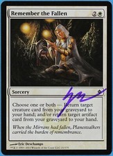 Remember the Fallen New Phyrexia NM Common Artist Signed CARD (s1877) ABUGames