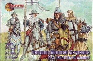 Figuras de Marte 72053 sargentos montados teutónicos, primera mitad del siglo XV, 1:72 - Imagen 1 de 12