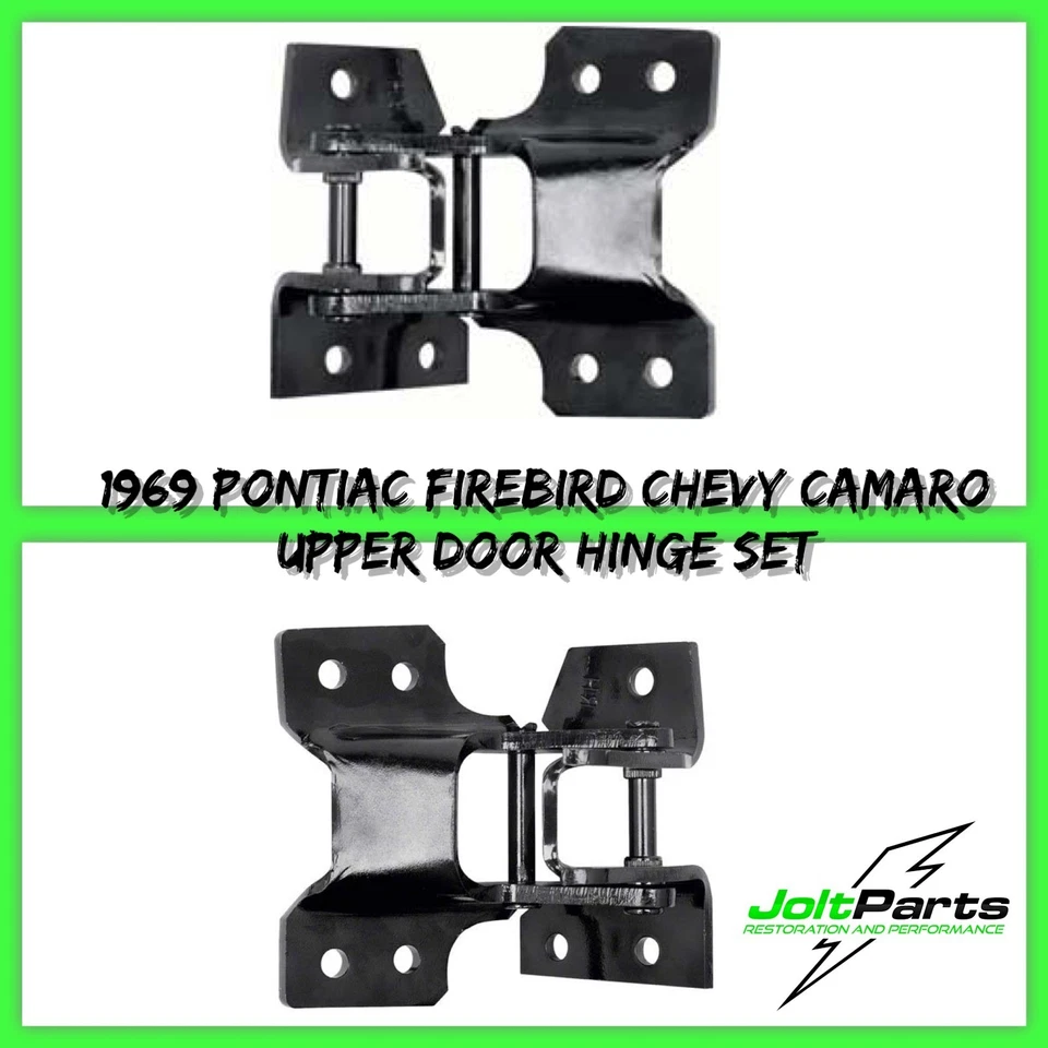 Juego de bisagras de puerta superior OER para Pontiac Firebird 1969 y Chevy Camaro 1968-1979 Nova Foto 1 de 3