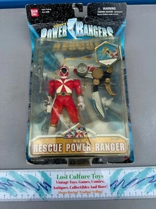 Bandai Power Rangers Lightspeed Rescue Red Rescue Power Ranger NEW - Picture 1 of 5