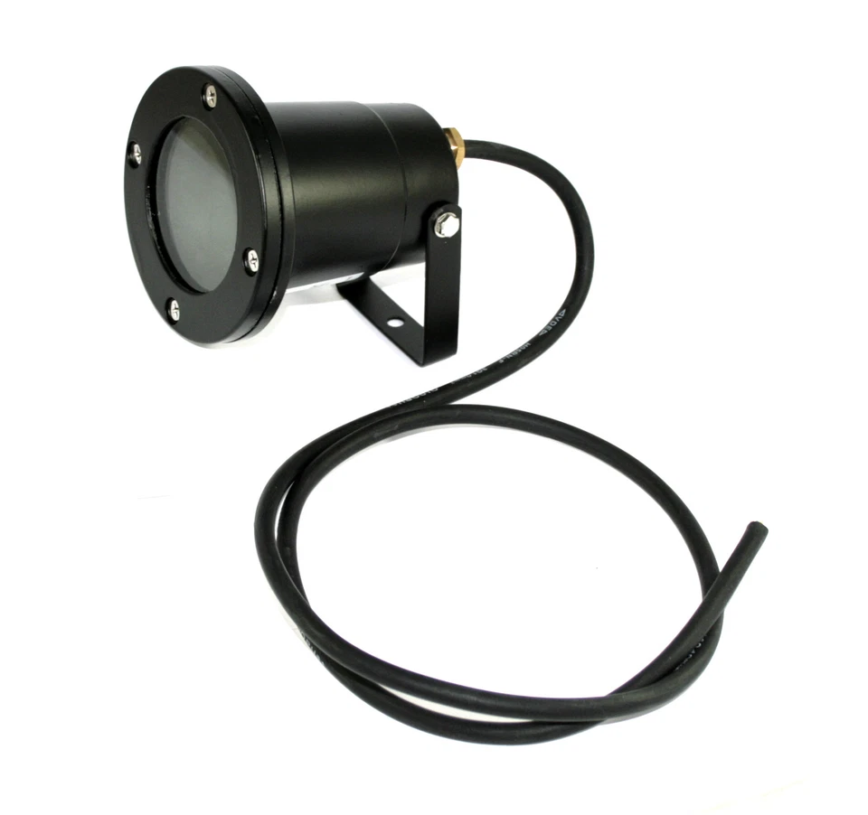 Kamilux 230V IP68 Gartenstrahler mit Erdspieß - Schwarz (K5071)