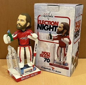 Washington Capitals Braden Holtby 2017 Wahlnacht Wackelkopf HoltBeast Neu im Karton - Bild 1 von 9