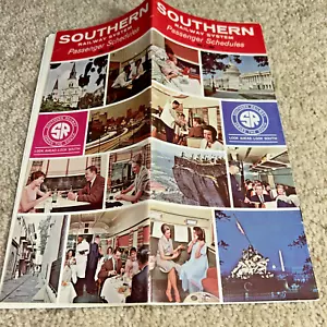 Vintage 1. Mai 1966 SOUTHERN RAILWAY SYSTEM PERSONENFAHRPLAN / Zeittafeln - Bild 1 von 12