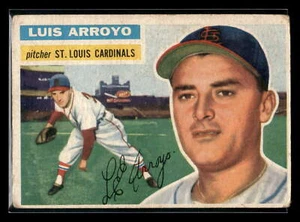 1956 Topps #64 Luis Arroyo novato en muy buen estado-ex St. Louis Cardinals - Imagen 1 de 2
