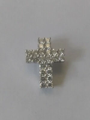 Platinum Diamond Cross Pendant  - Image 1 of 4