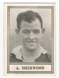 Barratt Famous Footballers New Series Sans Serif #30 Alf Sherwood Cardiff City - Picture 1 of 2