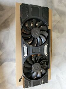 EVGA GTX 1060 GTX 1070 REFERENCE STYLE HEATSINK WITH NEW FANS