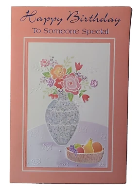 MAJESTIC GREETINGS 1 Birthday Greeting Card/Envelope Someone Special Family Friend Happy Care Love