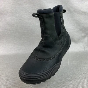Teva Loge Peak Schneestiefel schwarz Leder/Textil isoliert gefüttert zum Überziehen Größe 8 - Bild 1 von 13