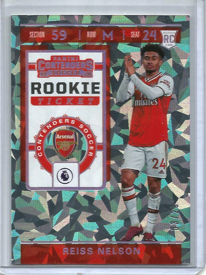 Reiss Nelson 19/20 Panini Contenders Cracked Ice Rookie #03/23 - Image 1 of 1