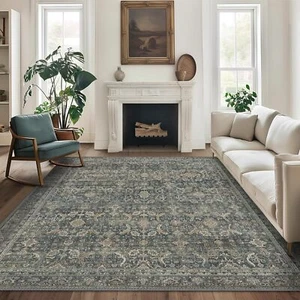 8X10 Area Rugs Machine Washable Runner Rugs for Living Room Bedroom Hallway, ... - Picture 1 of 1