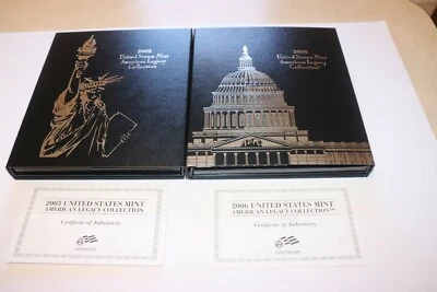 2005 & 2006 US Mint American Legacy Collection. FDOI, OGP, & COA. - Image 1 of 4