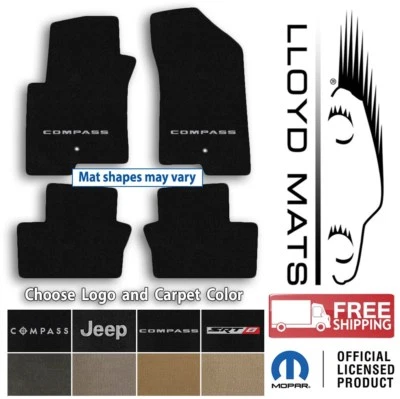 Jeep Compass - Juego de alfombrillas Ultimats de 4 piezas - Elige color y logotipo Foto 1 de 4