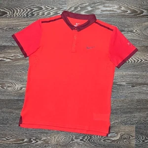 Roger Federer RF 2014 Shanghai Basel ATP Finals Nike Tennis Polo Shirt Gr. L - Bild 1 von 10