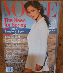 Vogue February 1994 Cindy Crawford HERB RITTS Linda Evangelista BRUCE WEBER - Picture 1 of 1