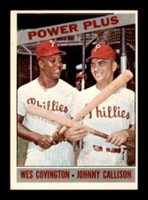 1966 Topps Wes Covington Johnny Callison #52 Power Plus Philadelphia Phillies