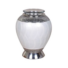 White Tealight Candle Cremation Urn Child Urn For Ashes Pet Memorial Ashes Urn