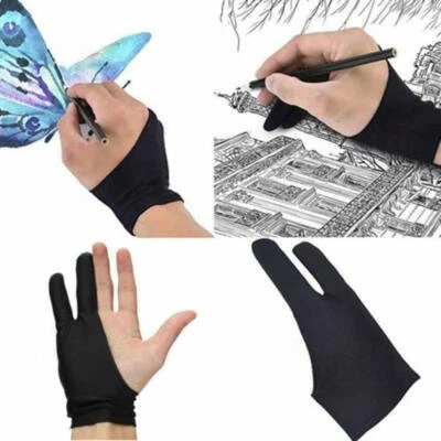 Artist Two-Finger Drawing Glove – Anti-Fouling Glove for Graphic Pen Tablets - Image 1 of 4