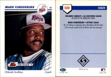 Mark Funderburk 1991 Line Drive AA #500 Card *AutographDen*