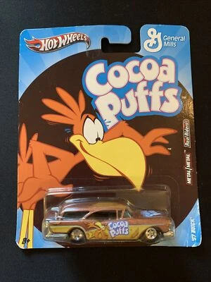 Hot Wheels General Mills Cocoa Puffs 1957 Buick Wagon, 1:64, NIB - Image 1 of 4
