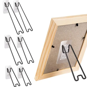6 Pcs 3 Size Adjustable Picture Frame Stand, Stainless Steel Picture Frame Ea... - Bild 1 von 7