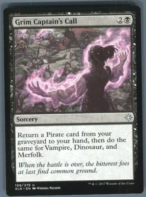 Magic the Gathering MTG Ixalan Grim Captain's Call #108 - Image 1 of 2
