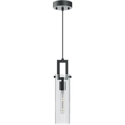 AFX Inc. HOUP04MBBK Houston 1 Light 3.5 inch Black Pendant Ceiling Light - Image 1 of 3