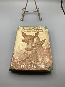 1939 BAMBI'S CHILDREN Story Of A Forest Family by Salten HC BOOK-DJ-1st Edition - Picture 1 of 9