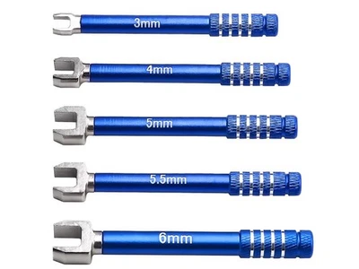 ALU 3/4/5/5.5/6mm TIE ROD TURNBUCKLE WRENCH TOOL SET FOR 1/7 1/8 1/10 RC CAR - Image 1 of 4