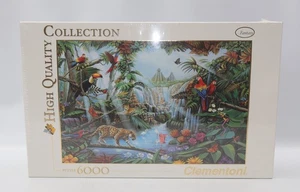 Clementoni "Forest" Rare 6000 Piece Jigsaw Puzzle 2009 Fantasy Series Leopard - Picture 1 of 7
