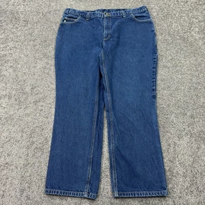 Carhartt FR Jeans Mens 42x32 Blue Straight Medium Wash Workwear Flame Resistant - Picture 1 of 10