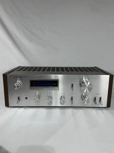Amplificador Pioneer Vintage Modelo SA-5800 Cara Plateada Madera Grano TOTALMENTE PROBADO EN MUY BUEN ESTADO - Imagen 1 de 16