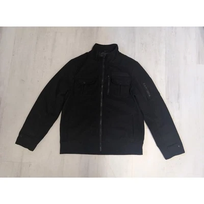 Chaqueta Rock & Republic Para Hombre Mediana Negra Polar Camuflada Forrada Abrigo Guisante Foto 1 de 4