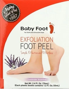 Baby Foot Exfoliation Foot Peel One Pair Lavender Scented Exp 8/26 NIB - Picture 1 of 5