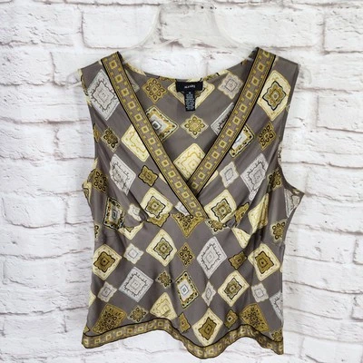 Vintage Y2K Silk Babydoll Top 12 L Festival Fairy Grunge Boho Going Out Cami - Image 1 of 4