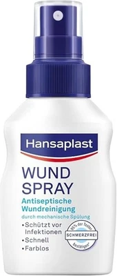Hansaplast Wundspray 50 ml Antiseptische Wundreinigung farblos hautfreundlich - Bild 1 von 4
