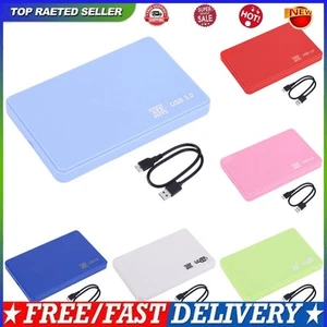 Boîte de disque dur SATA vers USB3.0 haute vitesse 2,5 pouces sans outil pour stockage externe SSD - Photo 1/14