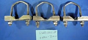 (3) DX Engineering Saddle Clamps DXE-SSVC-3P 2.375 x 3in Ham Radio Antenna - Picture 1 of 6